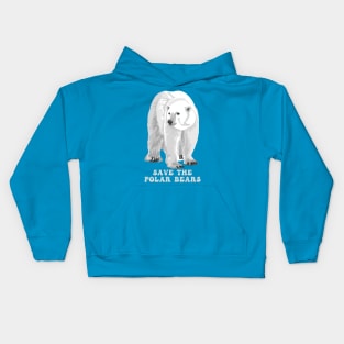 Save the Polar Bears Kids Hoodie